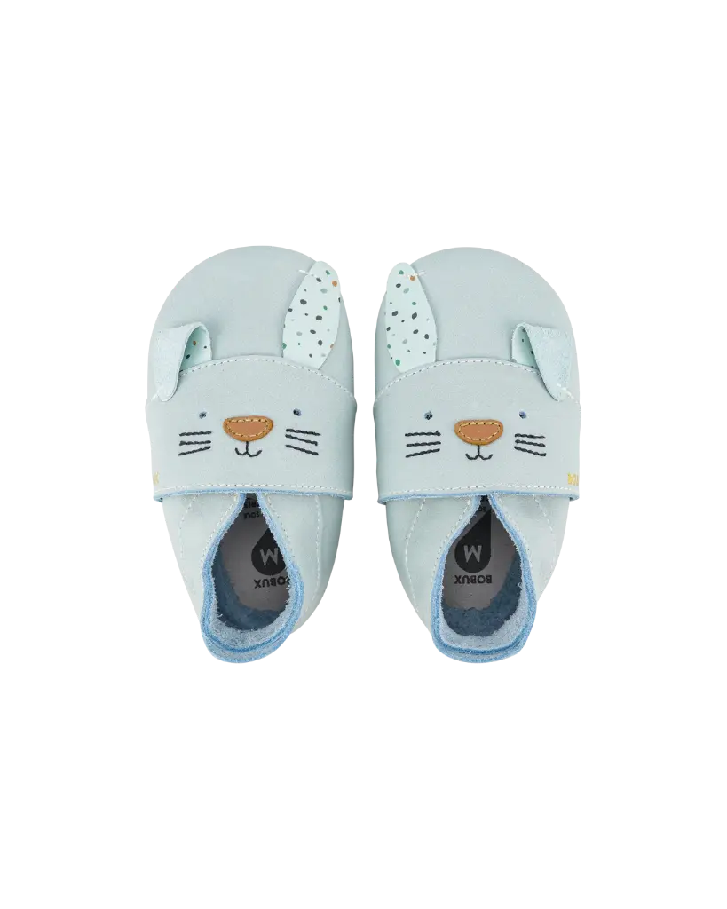 Bobux - Chaussons lapin - Bleu (S - 3-9M)