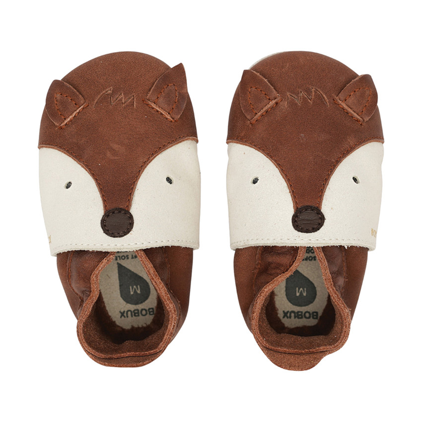 Bobux - Chaussons renards - Brun (M - 9-15M)