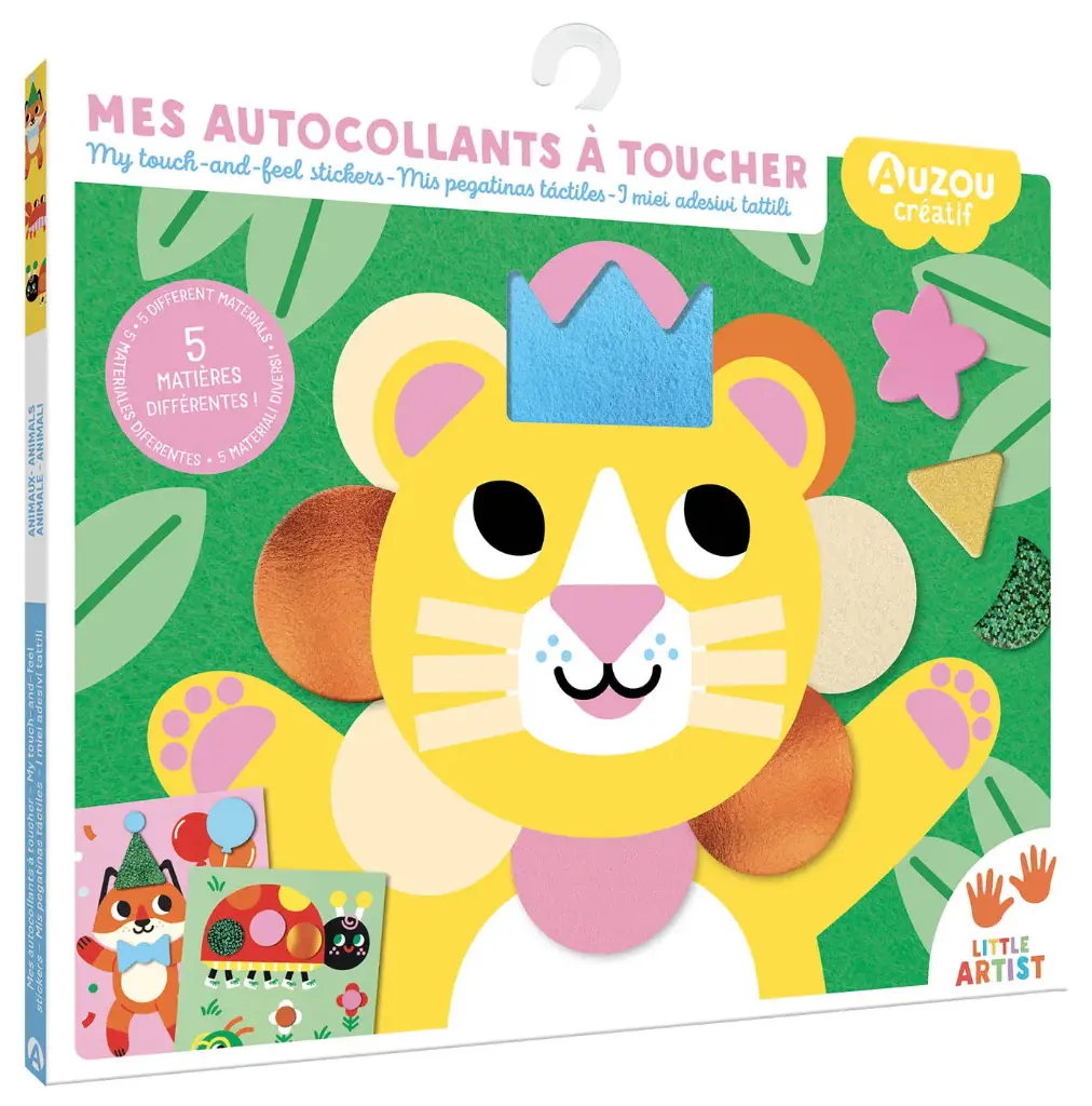 MA POCHETTE D'ARTISTE - MES AUTOCOLLANTS À TOUCHER 