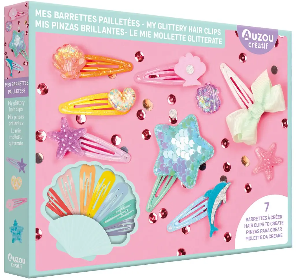 MON COFFRET D'ARTISTE - MES BARRETTES PAILLETÉES