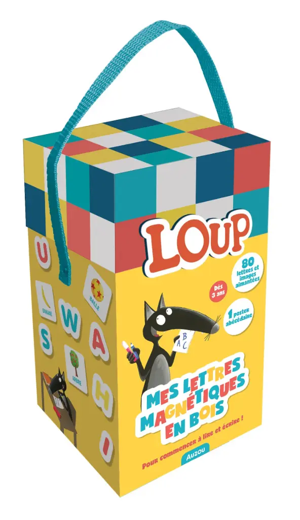 MES LETTRES MAGNÉTIQUES EN BOIS LOUP