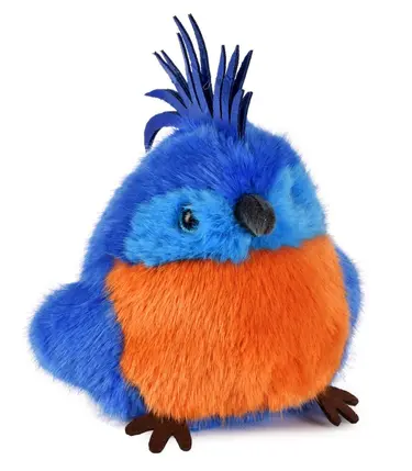 LES CUI-CUI PARADIS PELUCHE - PERROQUET BLEU ROYAL
