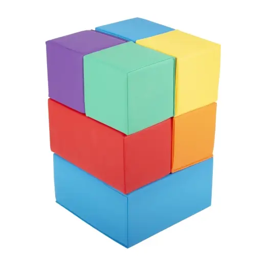 Kit de cubes de construction Soft Play (Sur commande !)