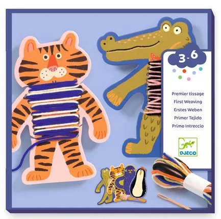 Premier tissage les pulls des animaux