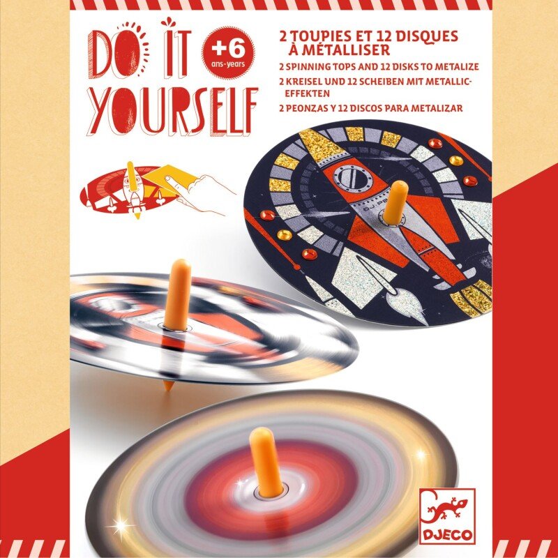 DIY : Toupies à métalliser Hypno Cosmos 