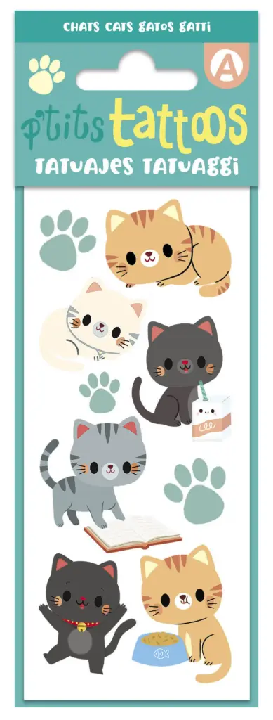 MES P'TITS TATTOOS CHATS