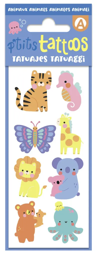 MES P'TITS TATTOOS - ANIMAUX