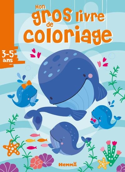 Mon gros livre de coloriage (Baleine)