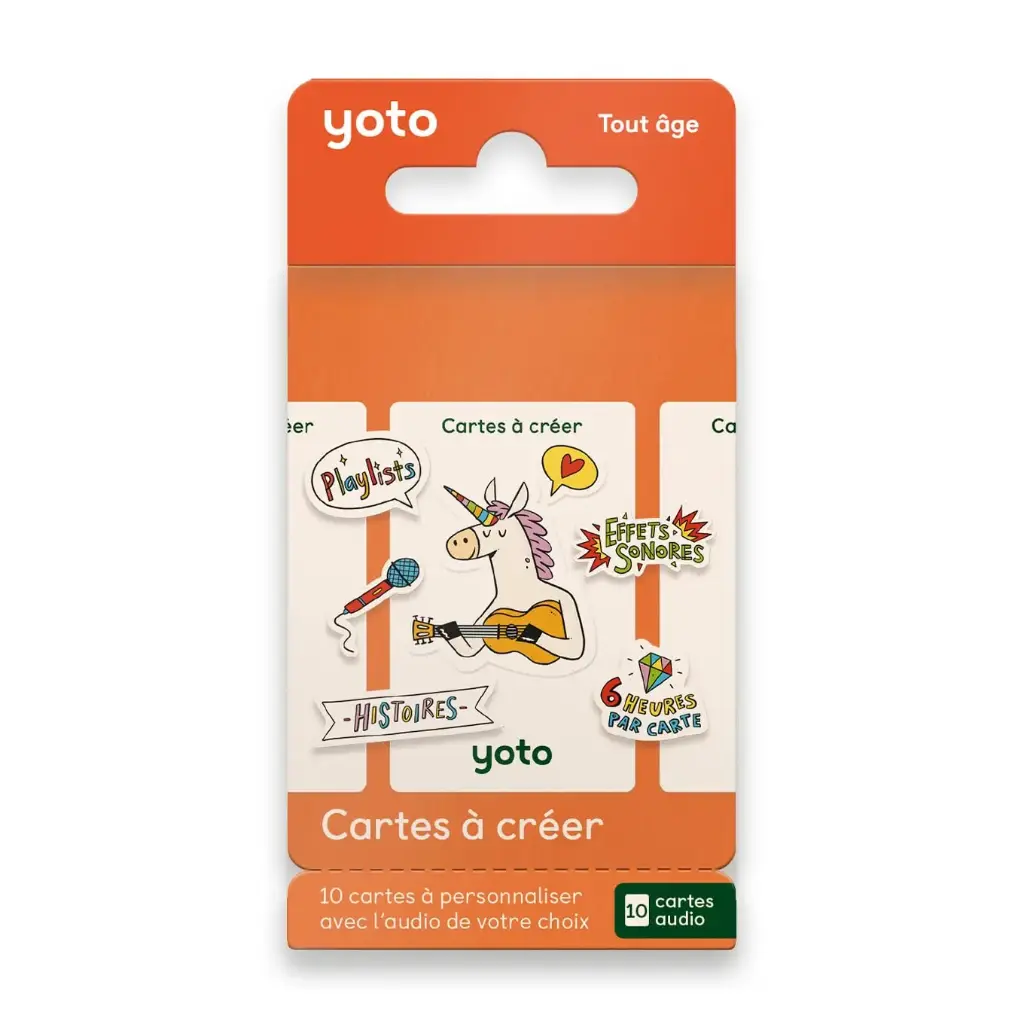 Yoto - 10 cartes à créer