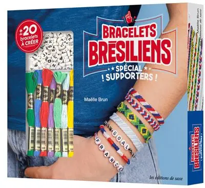 Coffret Mes bracelets brésiliens Spécial supporters 