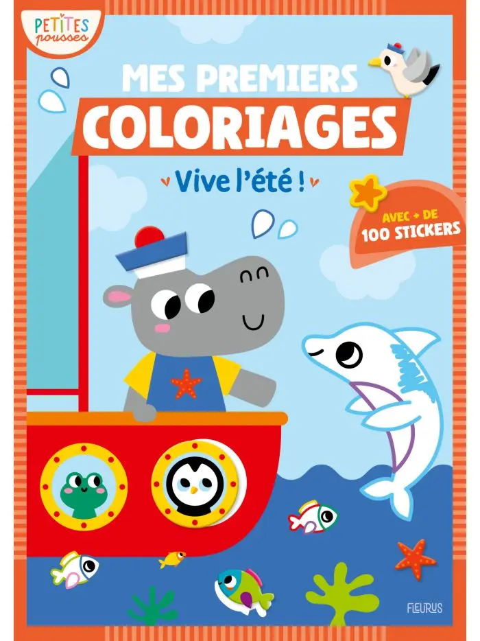 Mes premiers coloriages - Vive l’été !
