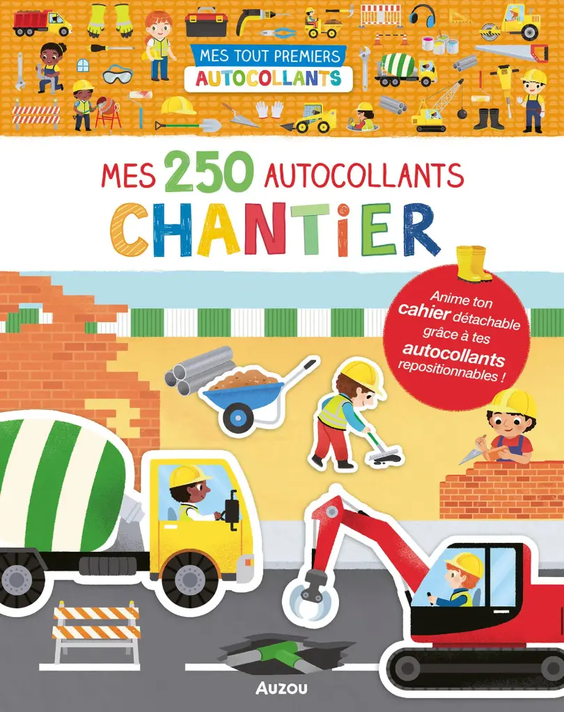 MES 250 AUTOCOLLANTS CHANTIER
