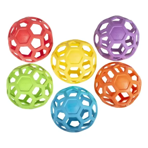 Lot de 6 balles ouvertes 18cm