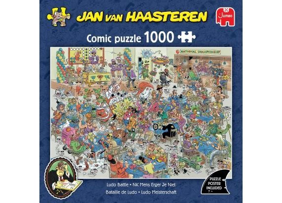 Jan Van Haasteren - Ludo Battle (1000 Pieces)