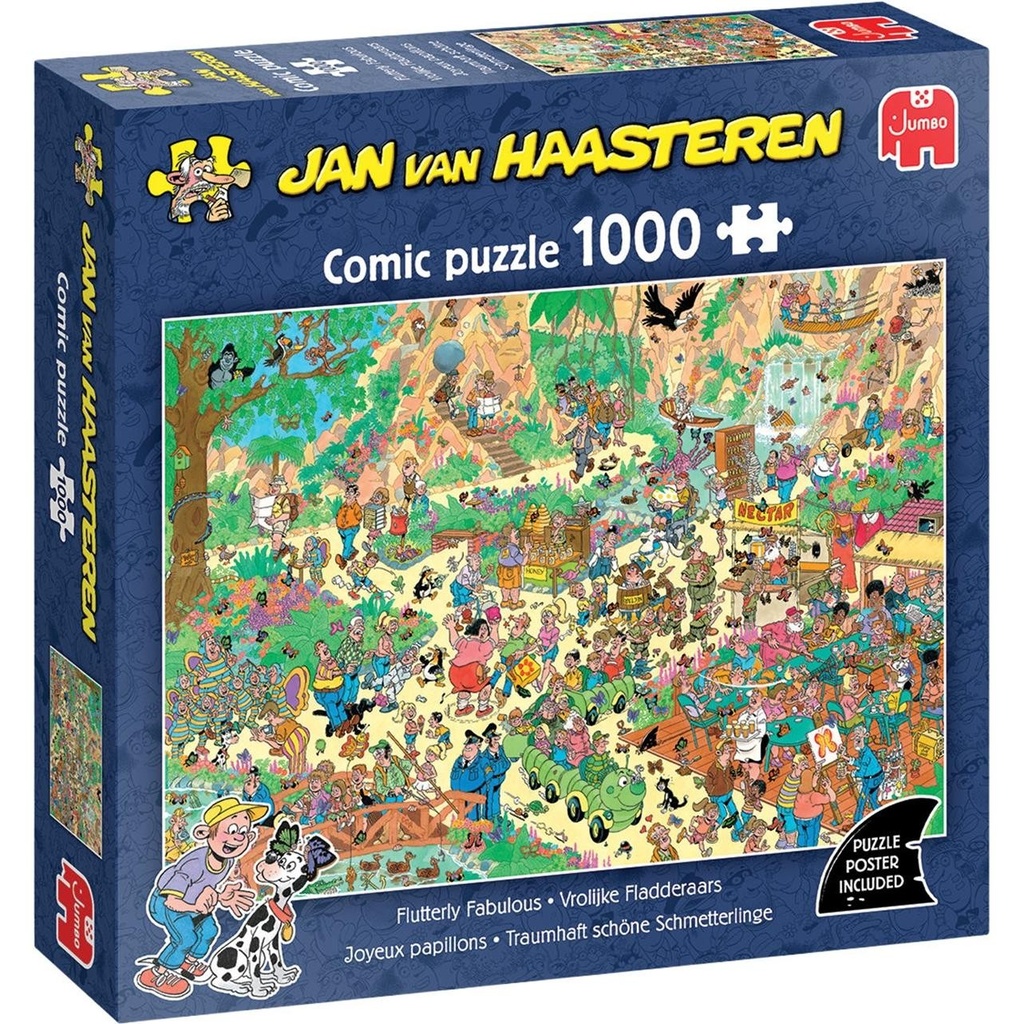 Jan Van Haasteren Comic Puzzle - Flutterly Fabulous (1000 Piece)