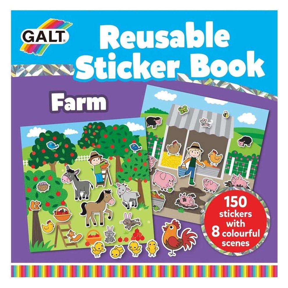 Livre de stickers repositionnables - Ferme