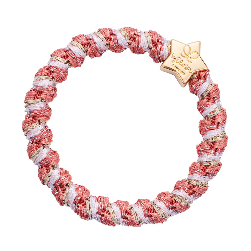 byEloise - Woven Gold Star Pink Sands