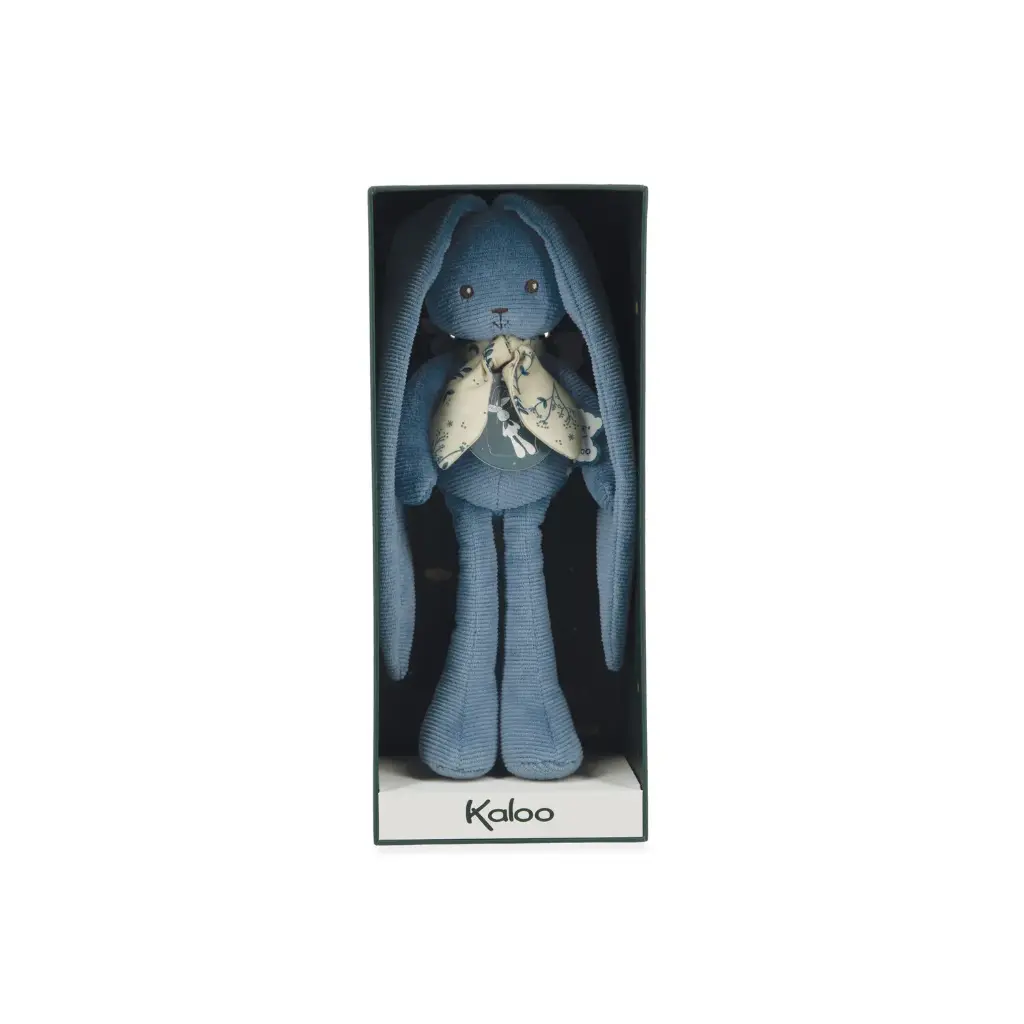 Pantin lapin bleu horizon 25cm