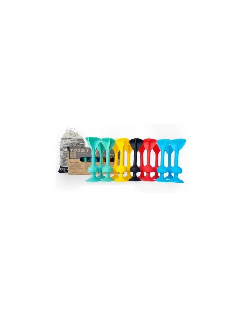 Seconde Vie - TOSSIT PACK FAMILLE Rouge Cyan Bleu Jaune