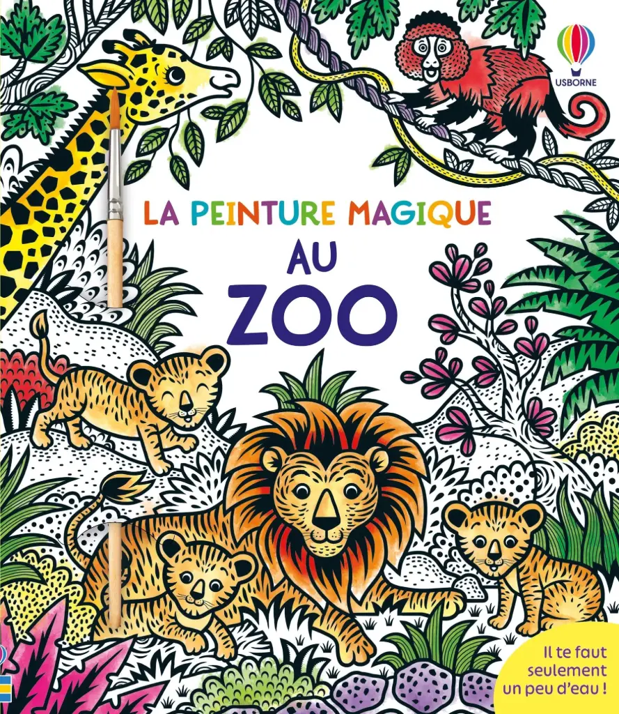 La peinture magique - Au zoo