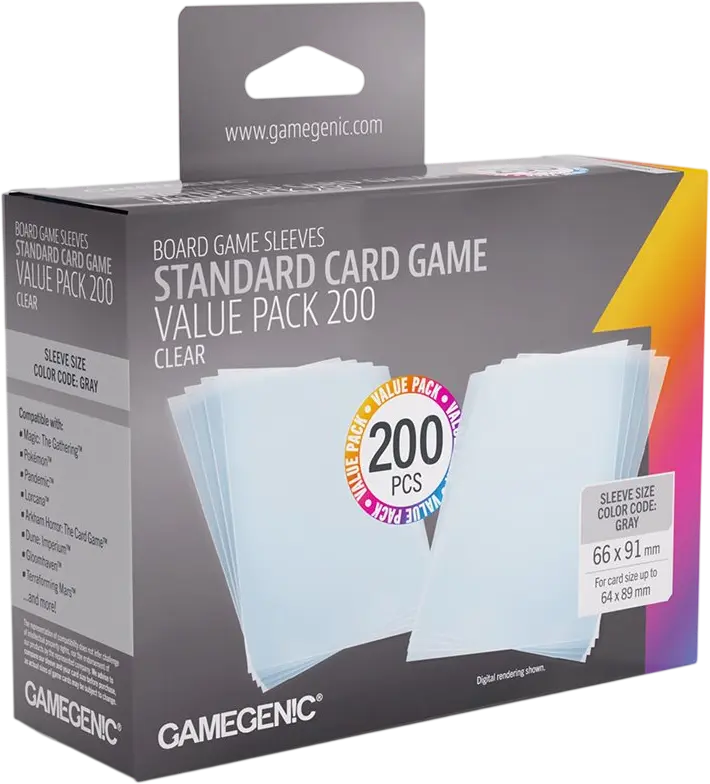 Sleeves Standard  Value Pack 200 66x91