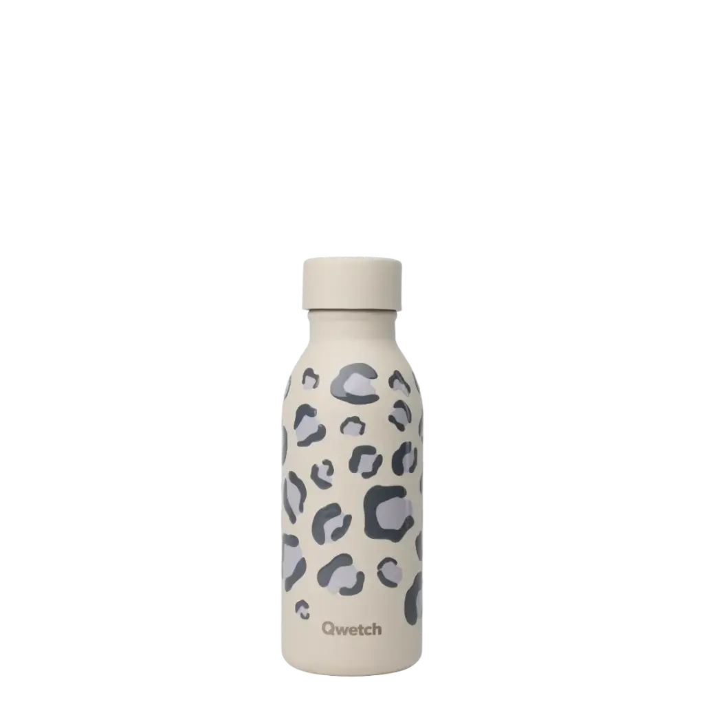 Bouteille isotherme ICON - WILD LEO - Sable - 350ml