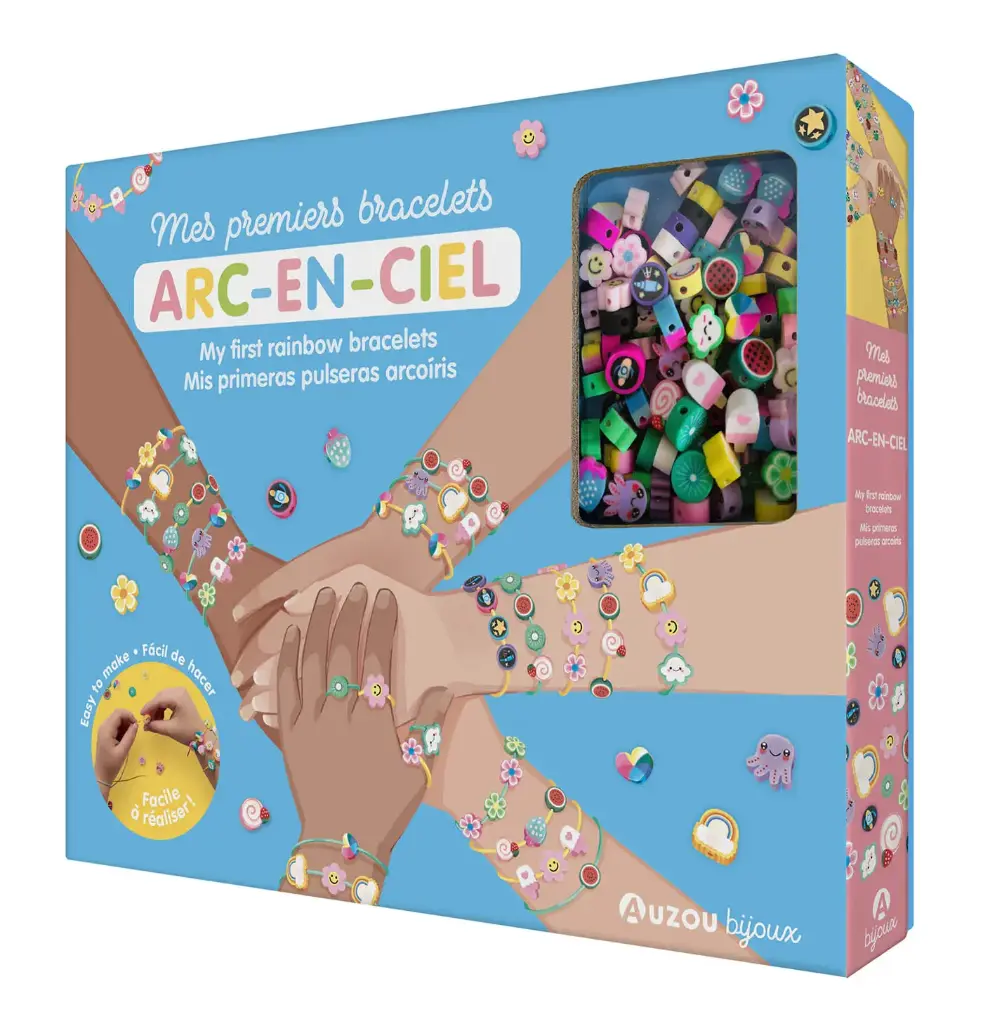 mes jolis bijoux mes premiers bracelets arc-en-ciel