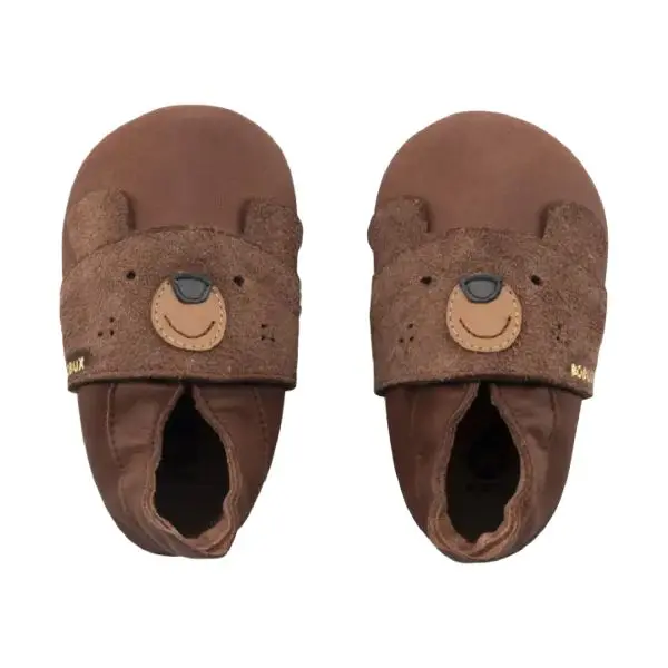  Bobux Chaussons souples Papa Ours Toffee | Marron (S)
