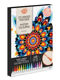 Buki - Coloriages mystères Mandala