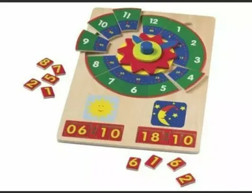 seconde vie - horloge en bois Playtive