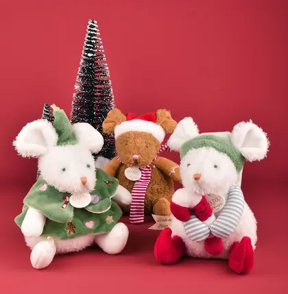 Les souris de Noël (A la pièce, 3 modèles différents)