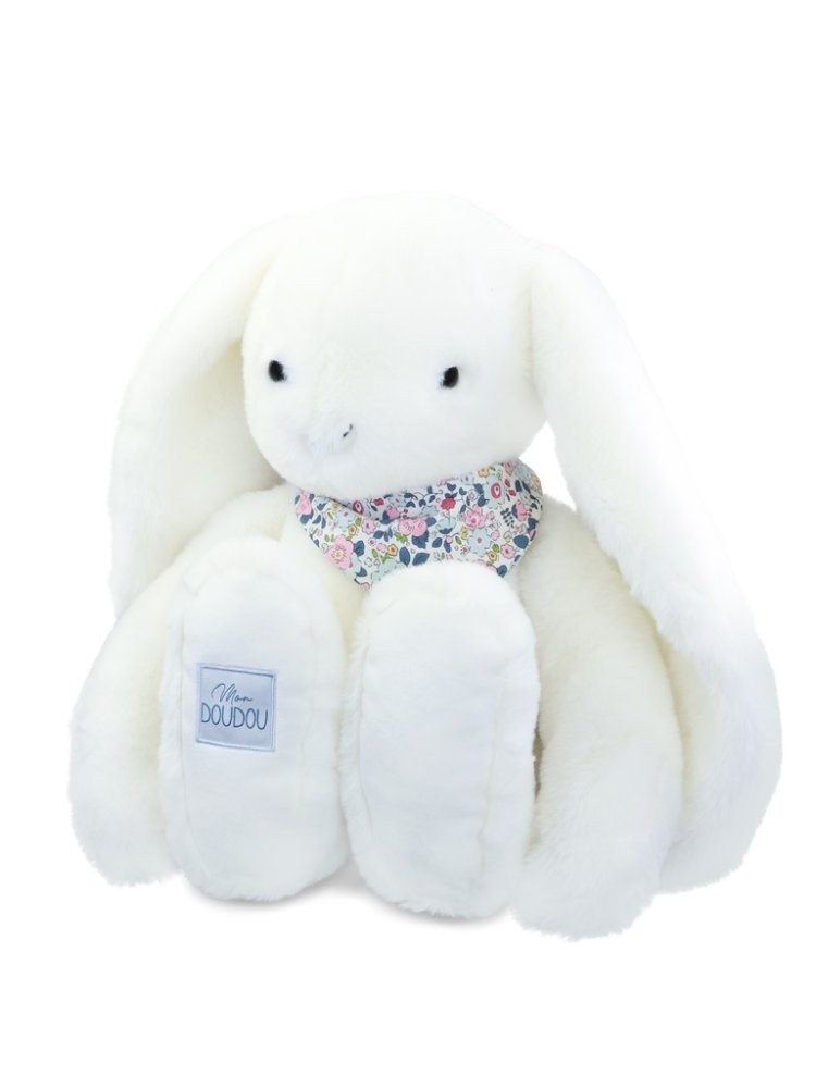 LAPIN FLEURETTE - Blanc 50cm