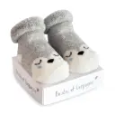 CHAUSSETTES NAISSANCE assortiment petites bouilles (à la pièce, 4 modèles différents)