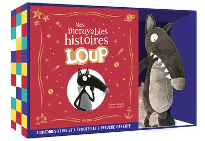 Mes incroyables histoires Loup, avec peluche