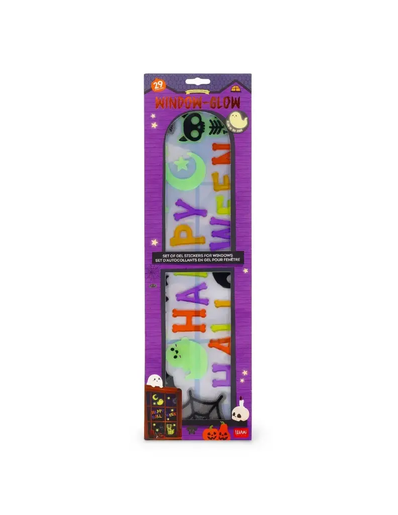 Set d'Autocollants en Gel pour Fenêtre - Windo-Glow halloween