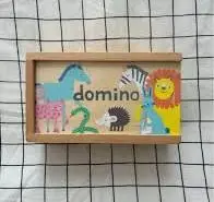 Seconde vie - domino animaux  bois 
