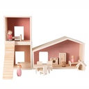 Maison de poupée scandinave en bois