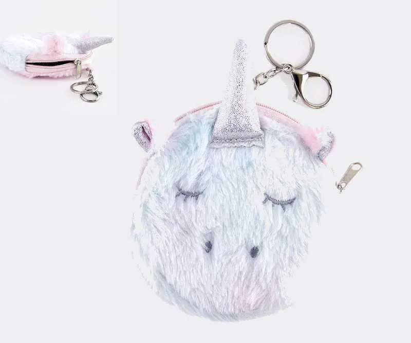 porte monnaie - porte clef licorne