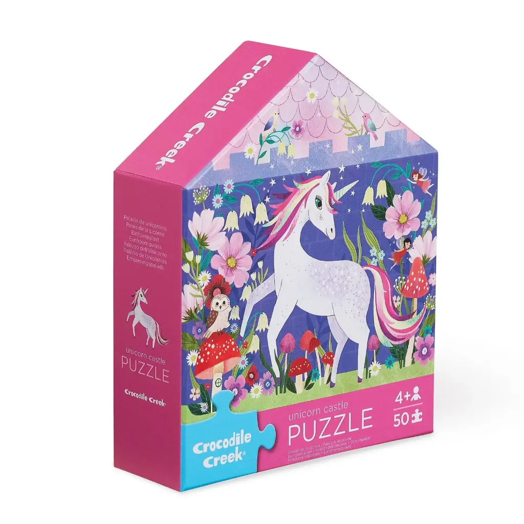 Puzzle chateau licorne
