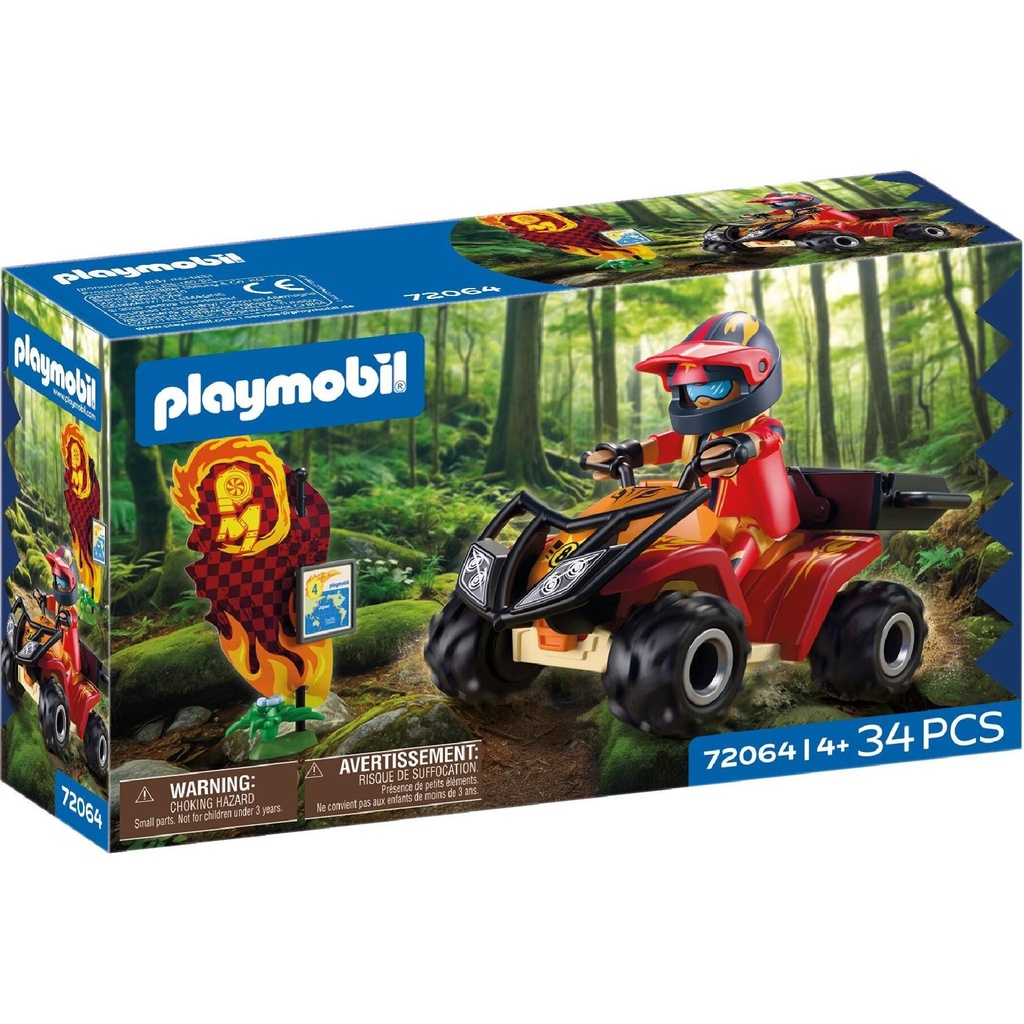 Playmobil   - Quad tout-terrain 72064