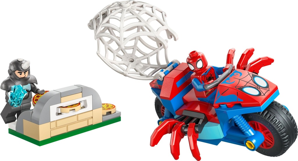 LEGO® Marvel - Spidey sur sa moto contre Rhino