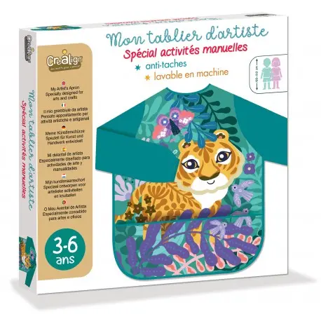 Mon tablier d'artiste Tigre
