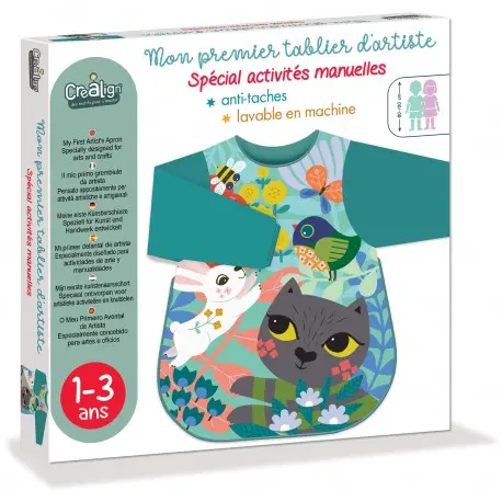 Mon premier tablier d'artiste Chat
