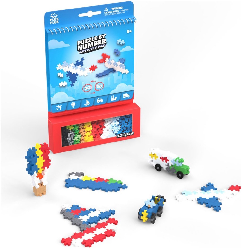 Plus plus - Bloc d'activité - Transport 125pcs