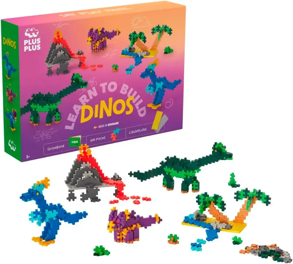Plus plus - kit découverte Dinosaures 600 pcs
