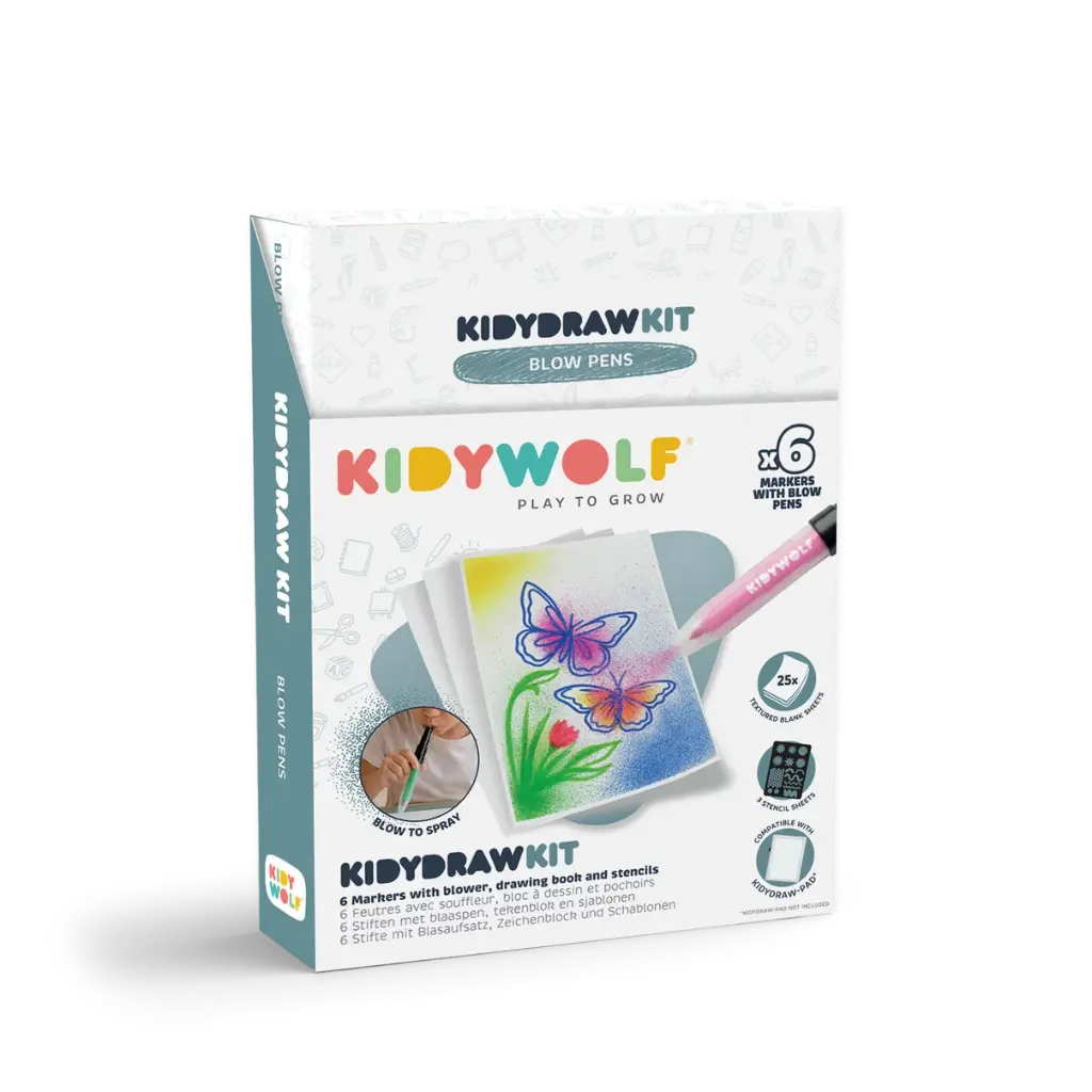 Kidydraw kit Blow pens
