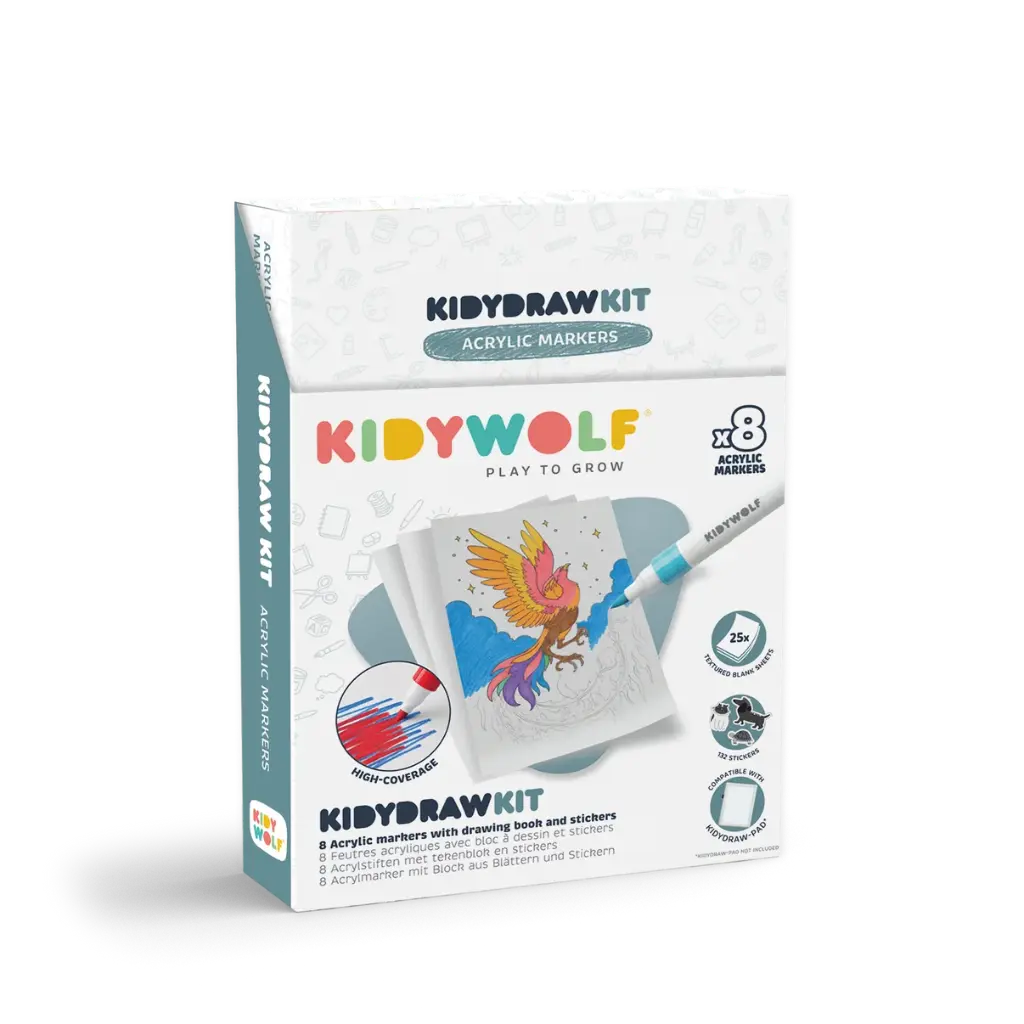 Kidydraw kit Acrylic markers