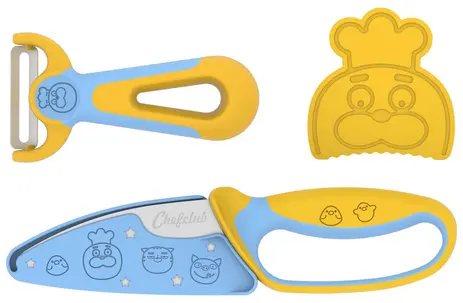 CHEFCLUB KIDS - COFFRET COUTEAU + EPLUCHEUR 