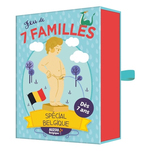 [au05549] Jeu de 7 familles spécial Belgique