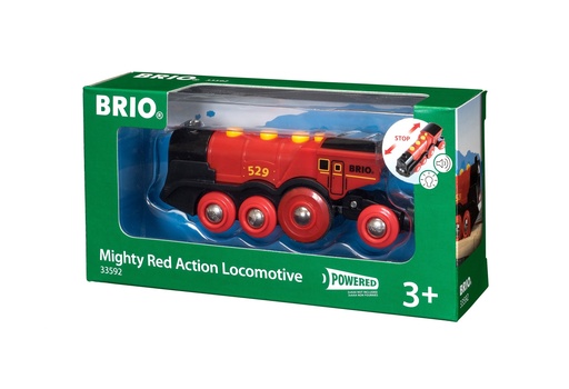 [33592] 33592 loco rouge puissante à piles